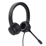 TRUST WIRED USB HEADSET LIGHTWEIGHT WITH MICROPHONE AYDA BLACK 25088