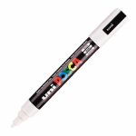 POSCA PAINT MARKER MEDIUM WHITE PC-5M