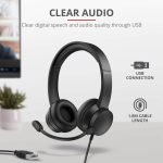 TRUST HEADSET RYDO USB WITH MICROPHONE 24133