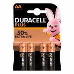 DURACELL ALKALINE  BATTERIES AA (1X4)