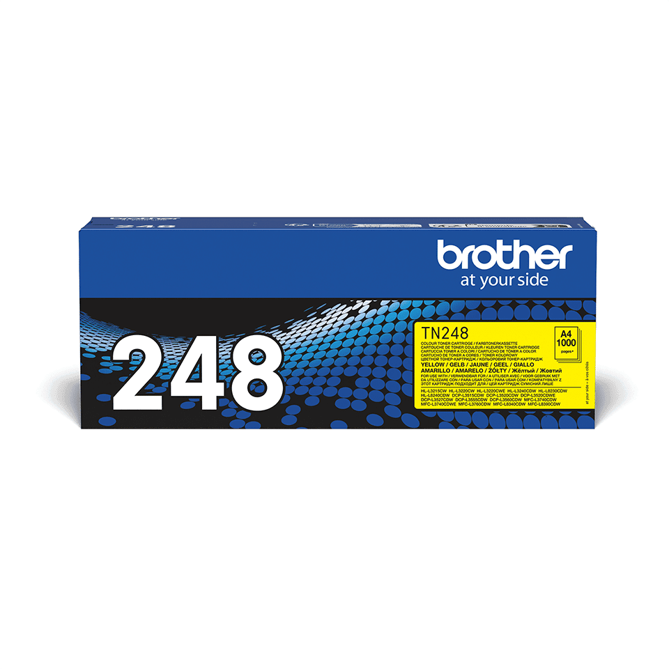 TN248Y_main BROTHER TONER TN-248 YELLOW 1000 PAGES - Image 1