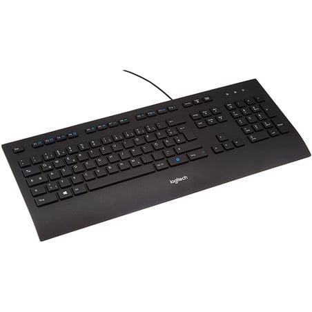 logitech-k280e-keyboard-for-business-wired-keyboard-black LOGITECH KEYBOARD CORDED US K280e (920-005217) - Image 1