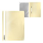 ERICHKRAUSE PVC REPORT FLAT FILE FIZZY PASTEL A4 YELLOW 53658