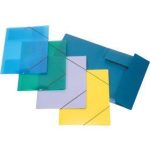 B/R PP ELASTIC FOLDER 25X35 YELLOW TRANPARENT BR83011