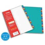 B/R-FOSKA PVC DIVIDERS A4 A-Z 433174  COLOURED