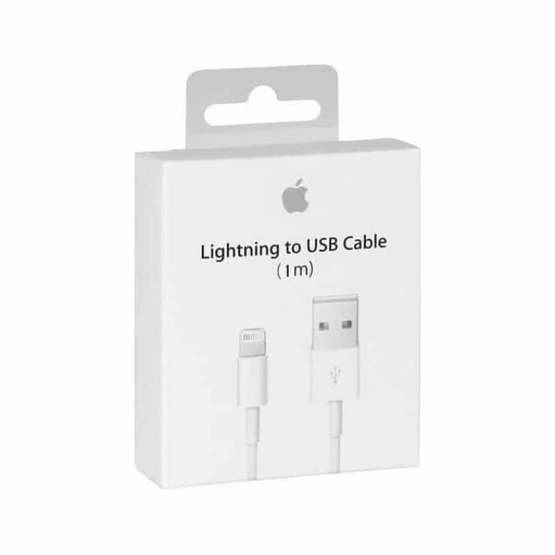 mxly2zm-800x800-1 Apple Charging Cable USB TO LIGHTNING White 1m MXLY2ZM/A - Image 1