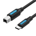 VENTION USB 2.0 USB-C TO USB-B PRINTER CABLE 2M  A-B M/M CQUBH